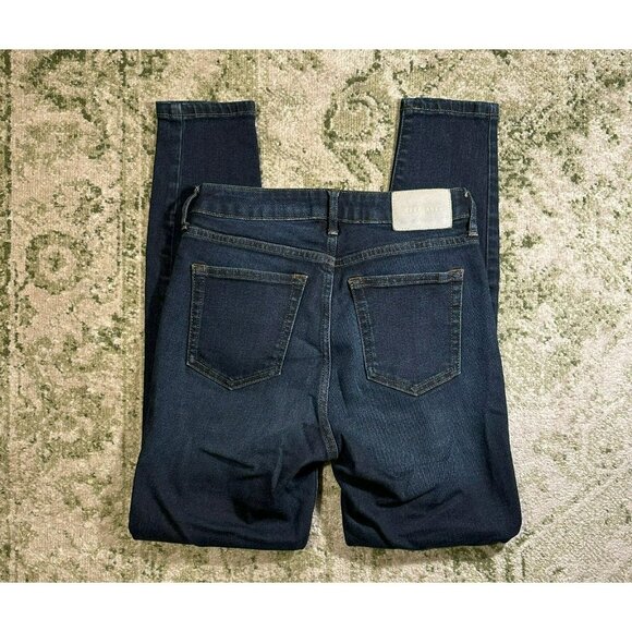 Everlane Curvy High Rise Skinny Jean Dark Wash Size 25 Regular - Picture 6 of 10